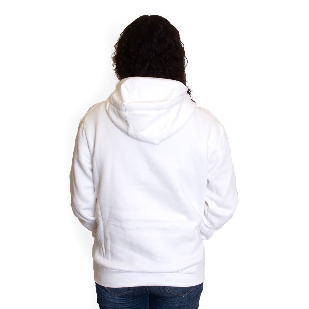 Interlocking UO, Nike, White, Hoodie, Cotton Blend, Women, Pullover, Sweatshirt, 795250